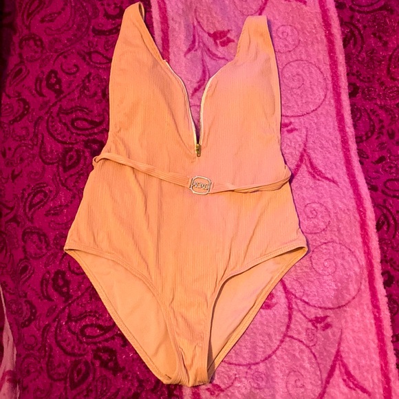 Pink/coral swimsuit for woman - Picture 1 of 1